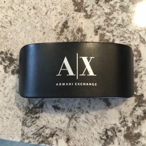 Armani Exchange sun glass case